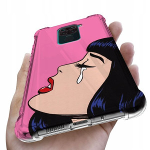 Etui Antishock do XIAOMI REDMI NOTE 9 Kwiaty Wzory