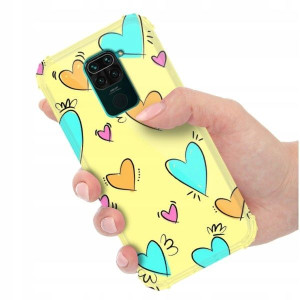 ETUI ANTISHOCK do XIAOMI REDMI NOTE 9 Miłość Wzory