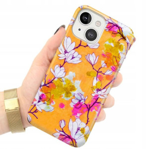 Etui ANTISHOCK MAGSAFE do IPHONE 13 KWIATY Wzory