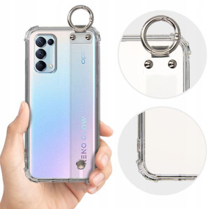 Etui ANTISHOCK Obudowa z Paskiem do OPPO RENO 5 4G