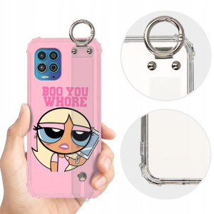 Etui Antishock Pasek do MOTOROLA G100 Bajki Wzory