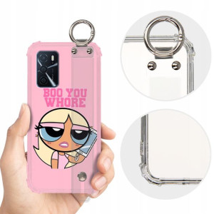 Etui Antishock Pasek do OPPO A16s Case Bajki Wzory