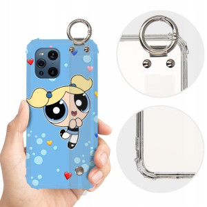 Etui Antishock Pasek do OPPO FIND X3 Bajki Wzory