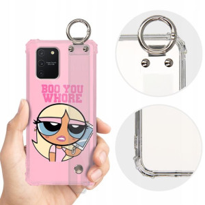 Etui Antishock Pasek do SAMSUNG A91 Bajki Wzory
