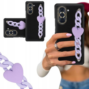 ETUI BLINK CZARNY MAT do HUAWEI NOVA 10 Łańcuszek