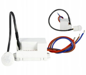 Mini Czujnik Ruchu Zmierzchu LED PIR 360° z Sondą