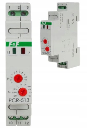 F&F Przekaźnik czasowy 230V AC 16A PCR-513-16
