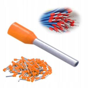 Tulejki Izolowane do Przewodów 0.5 mm2 10 Sztuk