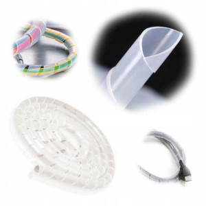Organizer Maskownica Kabli Wąż Spirala 8-65 mm 10M