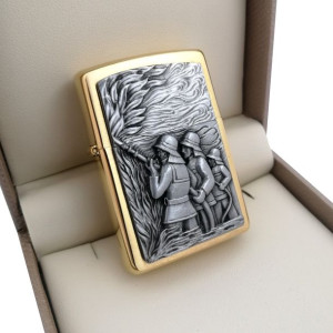Unikatowa Zapalczniczka Zippo 24 Karaty Złocenia