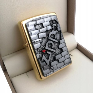 Unikatowa Zapalniczka Zippo 24 Karaty Złocenia