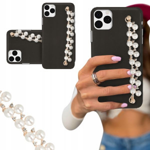 ETUI BLINK CZARNY MAT do IPHONE 11 PRO Białe Perły