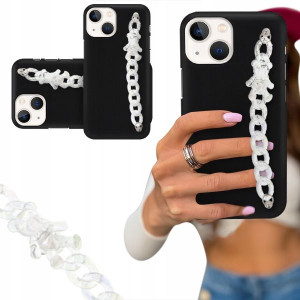 Etui Blink Czarny Mat Do Iphone 13 Mini Biały Miś