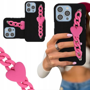 Etui Blink Czarny Mat Do Iphone 14 Pro Max Serce