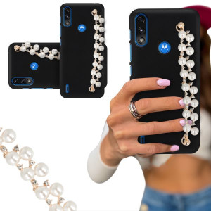 Etui Blink Czarny Mat Do Motorola E7 Power Perły