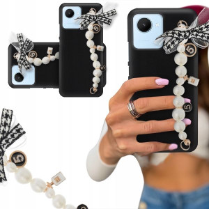 ETUI BLINK CZARNY MAT do REALME C30 Perły Kokarda