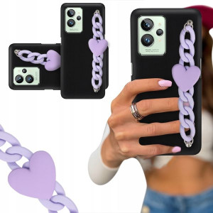 Etui Blink Czarny Mat Do Realme Gt2 Pro 5g Serce