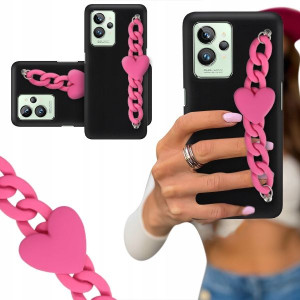 Etui Blink Czarny Mat Do Realme Gt2 Pro 5g Serce