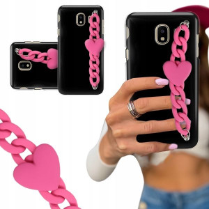 ETUI BLINK CZARNY MAT do SAMSUNG J4 2018 Malinowe