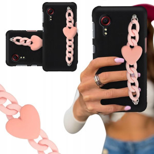 Etui Blink Czarny Mat Do Samsung Xcover 5 Serce