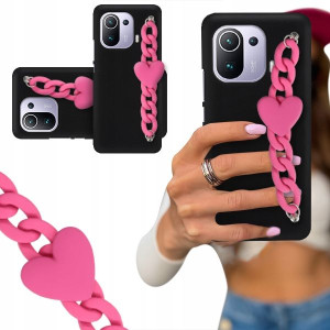 ETUI BLINK CZARNY MAT do XIAOMI Mi 11 PRO Malinowe