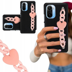 ETUI BLINK CZARNY MAT do XIAOMI Mi 11i Łańcuszek