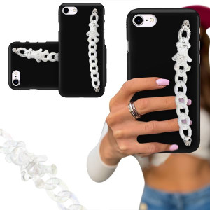 Etui Blink Czarny Matowy Do Iphone Se2 Biały Miś
