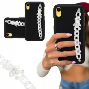 Etui Blink Czarny Matowy Do Iphone Xr Biały Miś