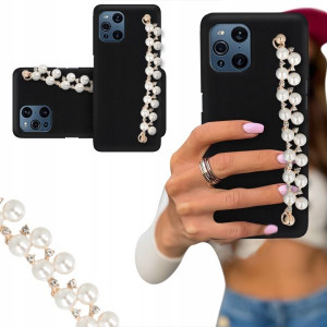 Etui Blink Czarny Matowy Do Oppo Find X3 Pro Perły