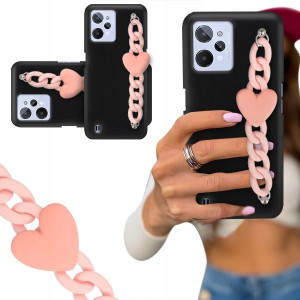 ETUI BLINK CZARNY MATOWY do REALME C31 Łańcuszek