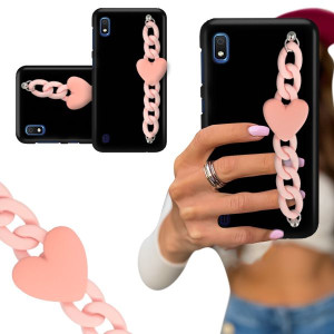 ETUI BLINK CZARNY MATOWY do SAMSUNG A10e Łańcuszek