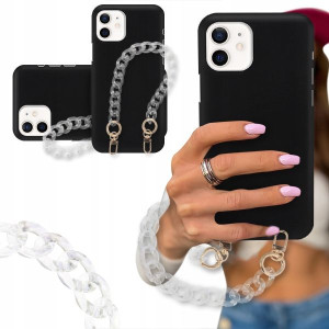 ETUI BLINK MAT do IPHONE 12 PRO Złote Karabińczyki