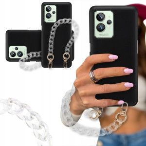 ETUI BLINK MAT do REALME GT2 5G Złote Karabińczyki