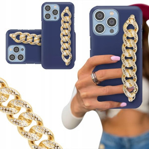 Etui Blink Mat Granat Do Iphone 14 Pro Max Łańcuch