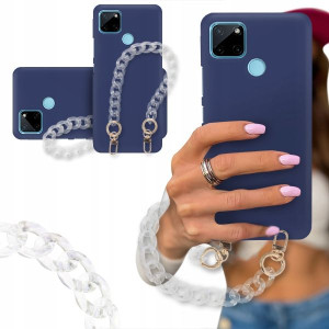 ETUI BLINK MAT GRANAT do REALME C21Y Karabińczyk
