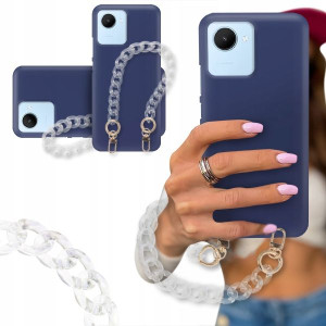 ETUI BLINK MAT GRANAT do REALME C30 Karabińczyk