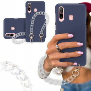 ETUI BLINK MAT GRANAT do SAMSUNG A60 Karabińczyk