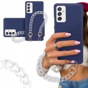 ETUI BLINK MAT GRANAT do SAMSUNG A82 5G Łańcuszek