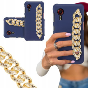 Etui Blink Mat Granat Do Samsung Xcover 5 Łańcuch