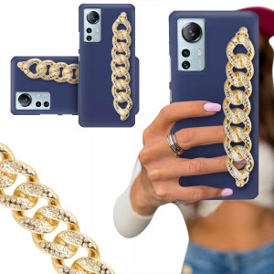 Etui Blink Mat Granat Do Xiaomi 12 Lite Łańcuch