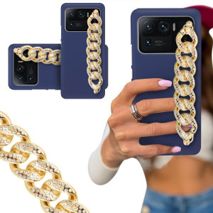 Etui Blink Mat Granat Do Xiaomi Mi 11 Ultra Złoty