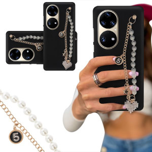 ETUI BLINK MATOWY do HUAWEI P50 PRO Perły Serce