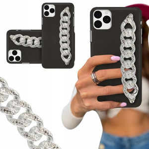 ETUI BLINK MATOWY do IPHONE 11 PRO Łańcuch Silver