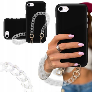 ETUI BLINK MATOWY do IPHONE 7 Złote Karabińczyki