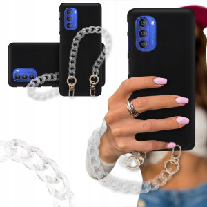 ETUI BLINK MATOWY do MOTOROLA G51 5G Karabińczyki
