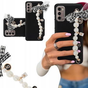 ETUI BLINK MATOWY do MOTOROLA G60 4G Perły Kokarda