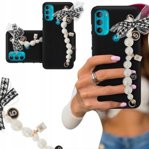 ETUI BLINK MATOWY do MOTOROLA G71 5G Perły Kokarda