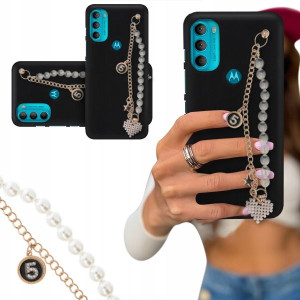 ETUI BLINK MATOWY do MOTOROLA G71 5G Perły Serce