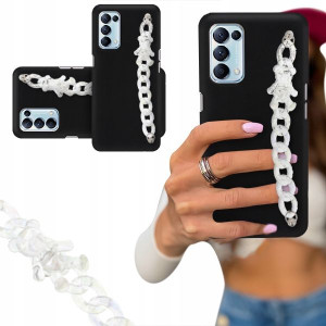 Etui Blink Matowy Do Oppo Reno 5 Pro 5g Biały Miś