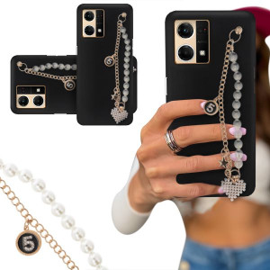 ETUI BLINK MATOWY do OPPO RENO 7 4G Perły Serce